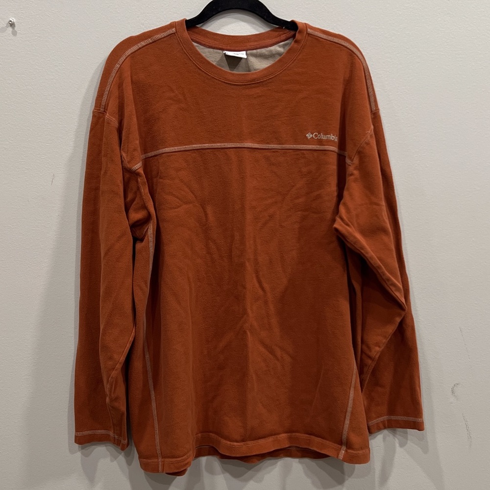 Men’s Columbia Orange Long Sleeve Shirt